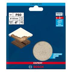 Disco De Lixa Expert M480 125mm G80 - Bosch