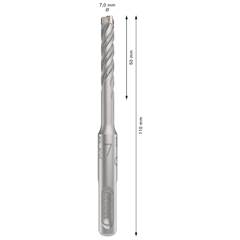 Broca Sds Plus-5x Para Concreto 7 X 50 Mm - Bosch