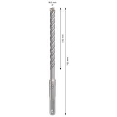 Broca Sds Plus-5x Para Concreto 9 X 100 Mm - Bosch