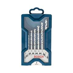  Jogo De Brocas Para Alvenaria Bosch Mini X-Line 3-8mm 7 Peças