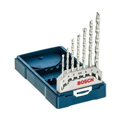  Jogo De Brocas Para Alvenaria Bosch Mini X-Line 3-8mm 7 Peças
