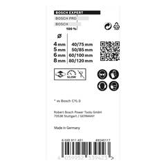Jogo Brocas Bosch Expert Cyl-9 Multiconstruction Ø 4-5-6-8 Mm